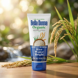 Dr. Haider Bella Donna Organic Whitening Facewash Luxe | Rice Water Bright 🌾✨