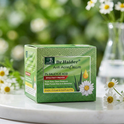 Dr. Haider Anti Acne Cream | 2% Salicylic Acid Clinical Formula 🌿✨